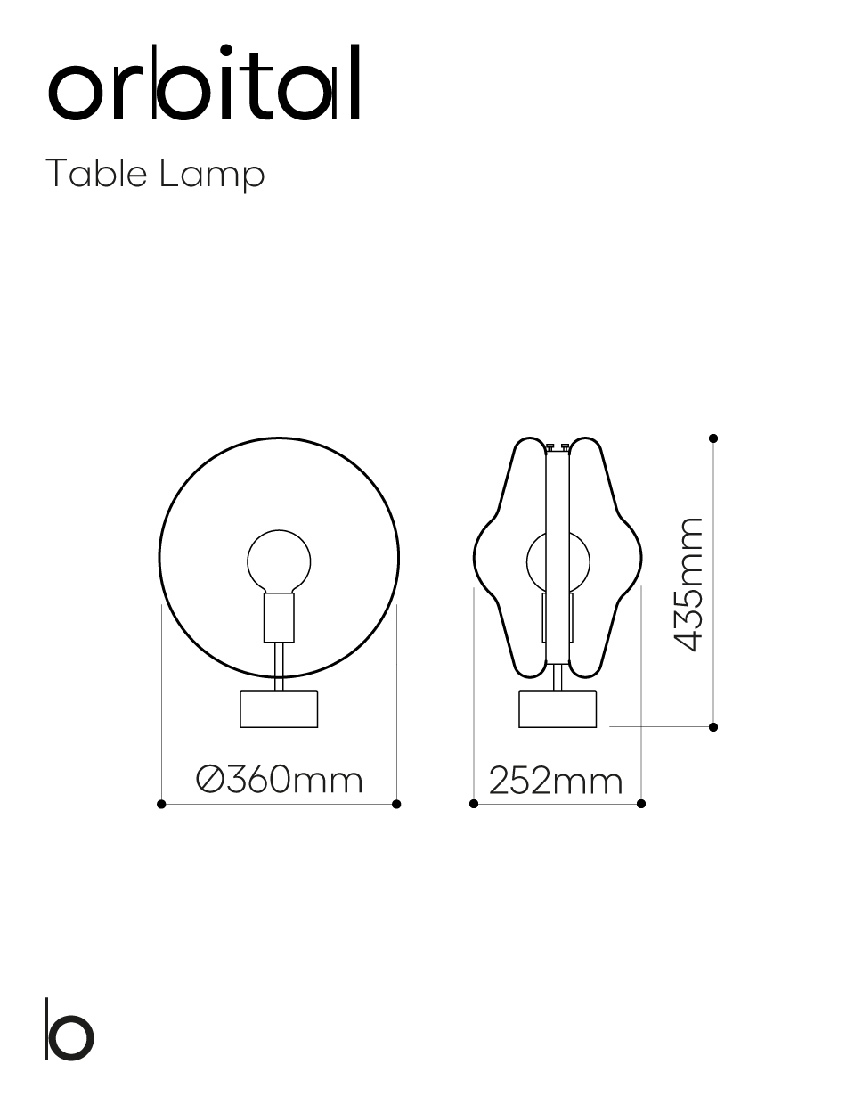 Veioza Orbital Bomma