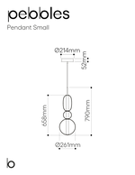 Pendul Pebbles Bomma