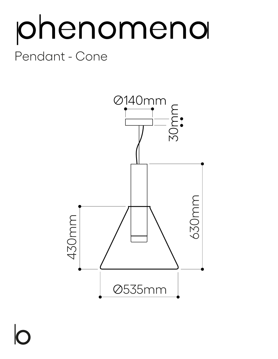 Pendul Phenomena Cone Bomma