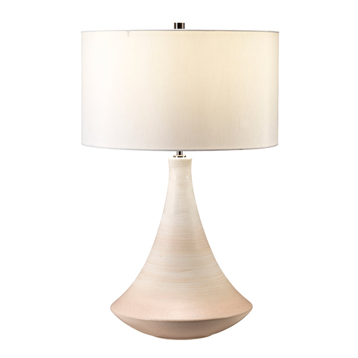 Lampa de masa Pinner 1 lt Subtle Pink & Matt crem