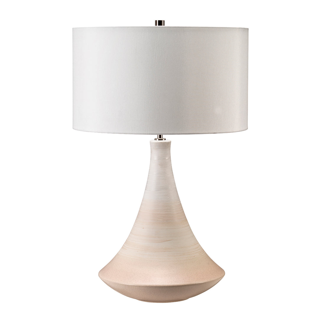 Lampa de masa Pinner 1 lt Subtle Pink & Matt crem