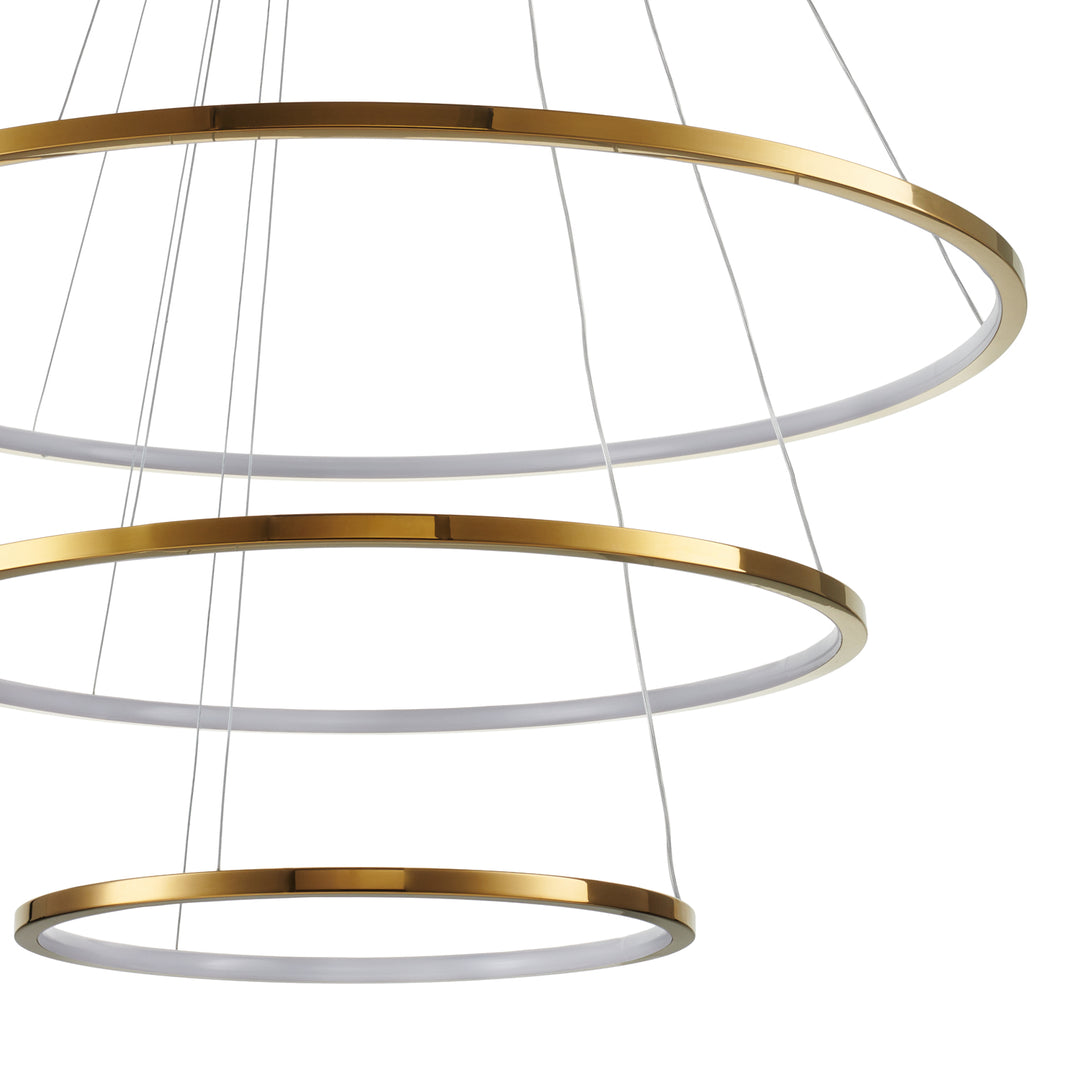 Lustra led cu trei cercuri CIRCLE SLIM by Step into design