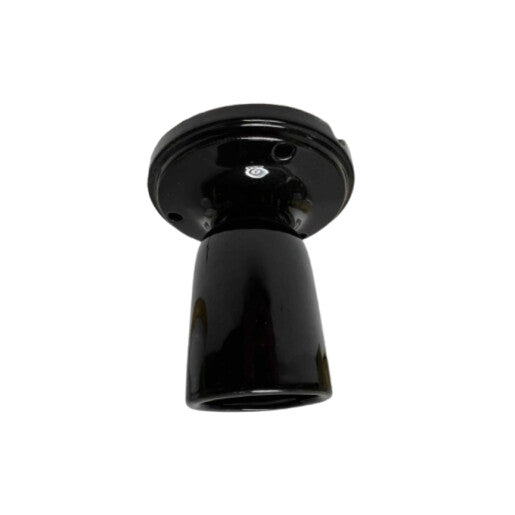 Aplica ceramica / lampa de tavan AL neagra