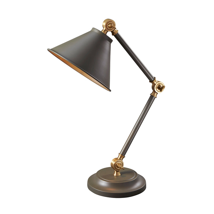 Lampa de masa Provence Element 1 lt Dark gri/alama antichizata