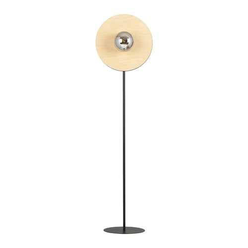 Lampadar minimalist negru cu auriu Oslo by Emibig