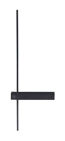 Aplica de perete Sabre 61 Cm negru Ip23 Maxlight W0281