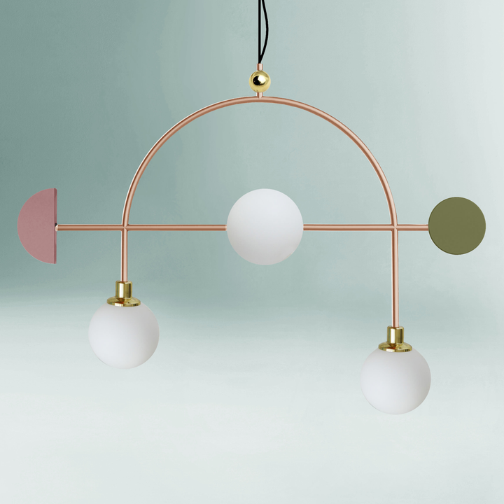 Lustra suspendata in forma de arc Space by Dovain