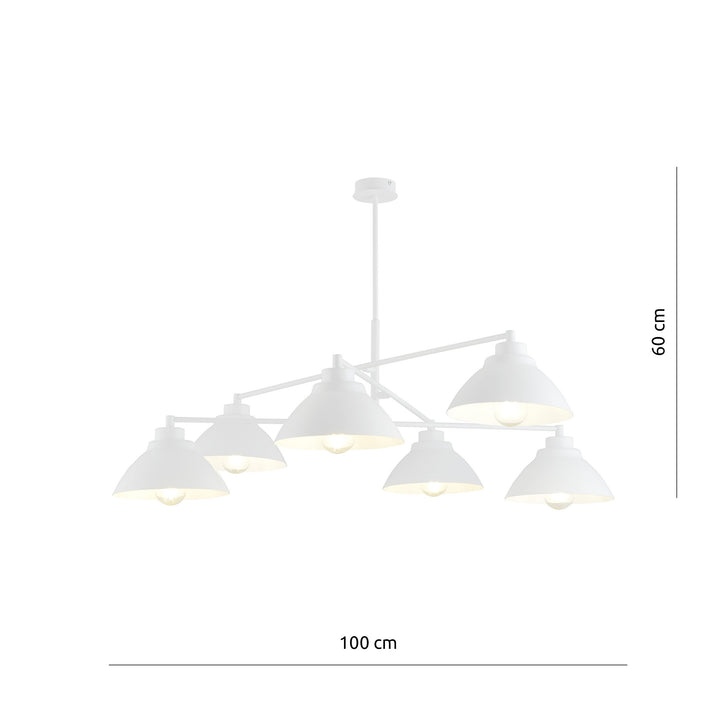 Lustra ultra-moderna minimalista Maverick 6 by Emibig