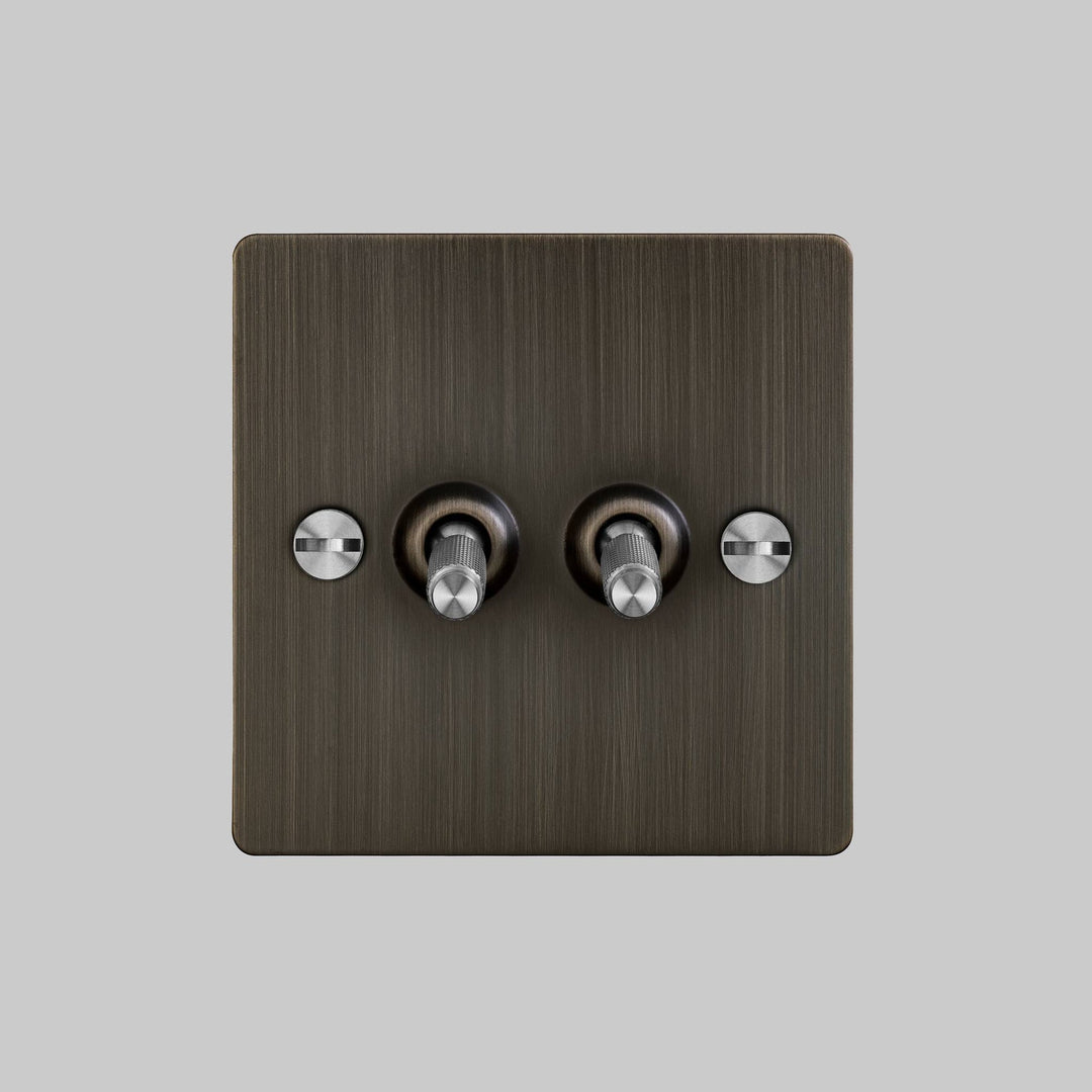 Intrerupator bronz 2G Toggle Cross Buster + Punch