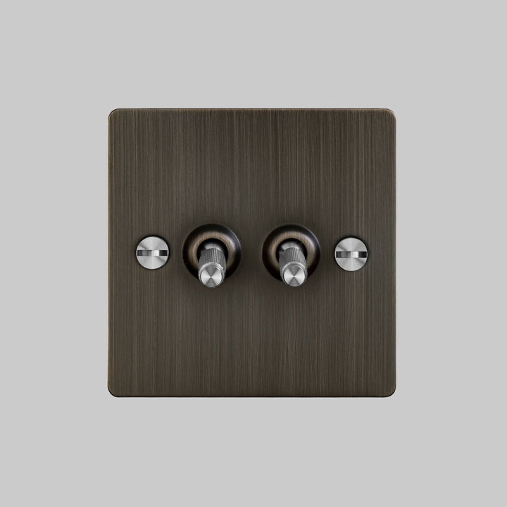 Intrerupator bronz 2G Toggle Cross Buster + Punch