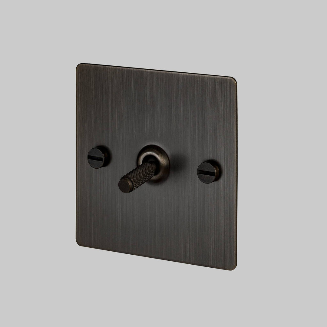 Intrerupator bronz cap scara 1G Toggle Cross Buster + Punch