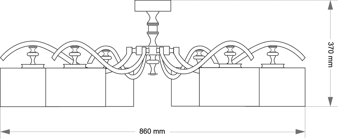 Candelabru Averno Kutek