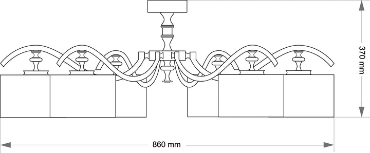 Candelabru Averno Kutek