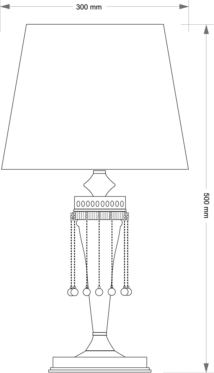 Lampa de masa Dorato Kutek