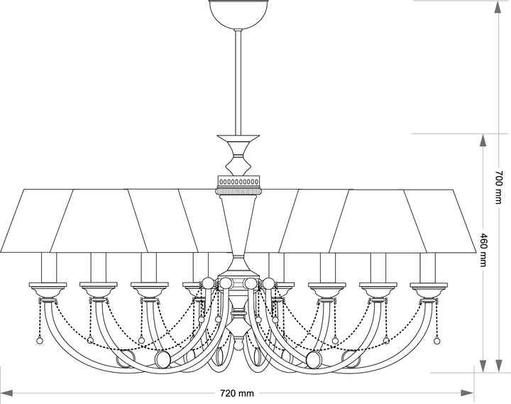 Candelabru Dorato Kutek