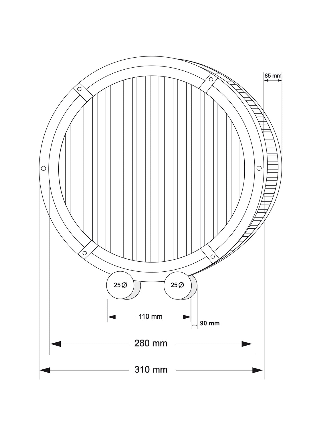 Lampa de masa Lauria Kutek