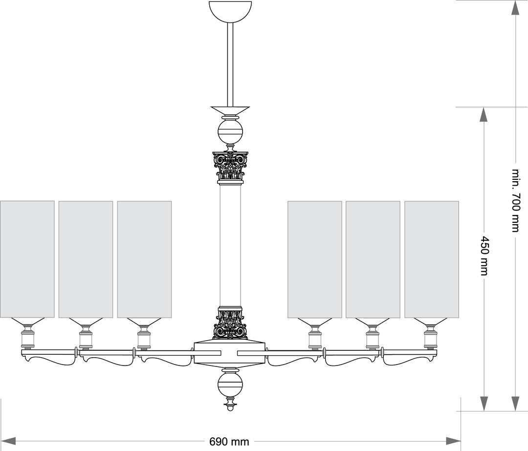 Candelabru Merano Kutek