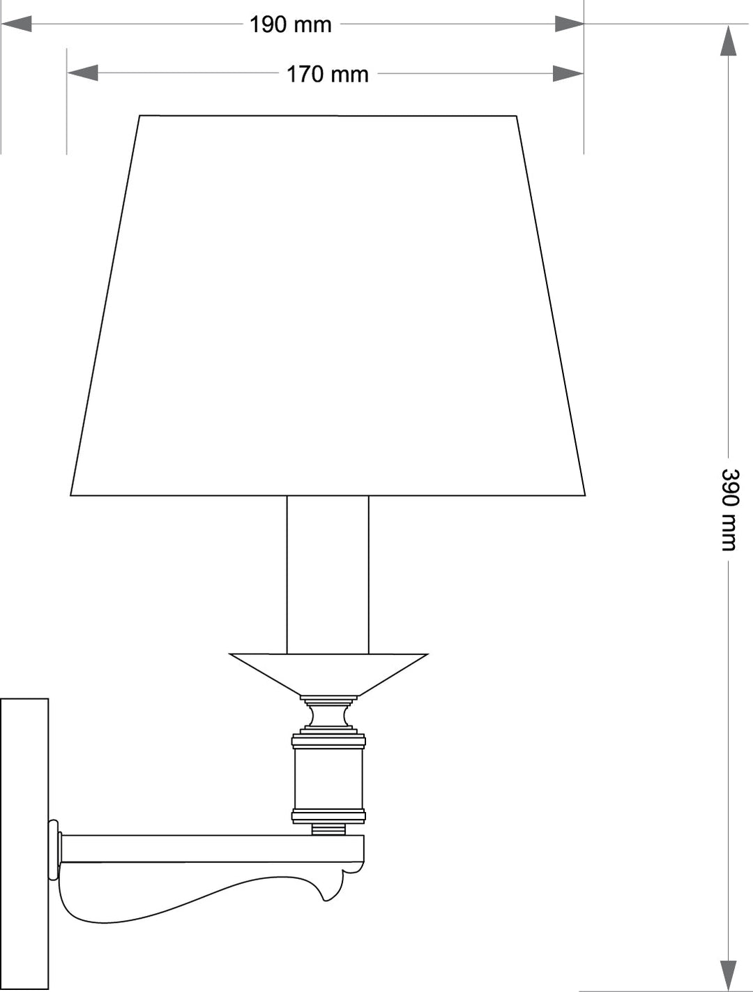 Lampa de masa Merano Kutek