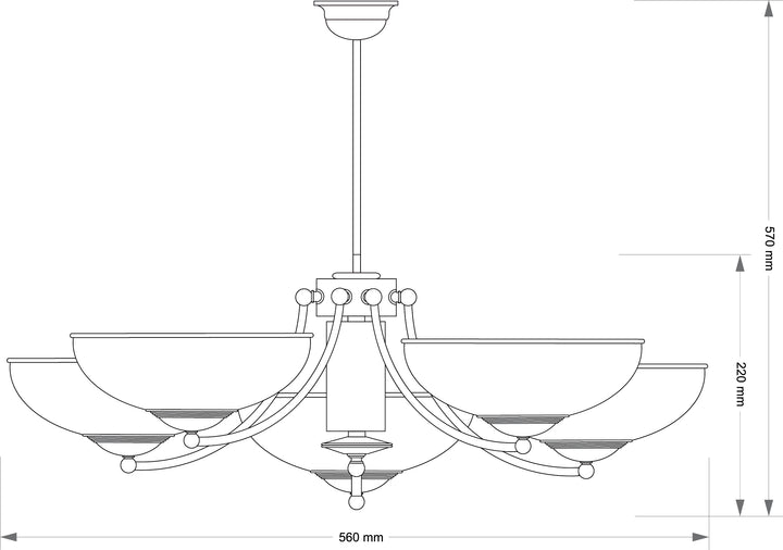 Candelabru "N" Kutek