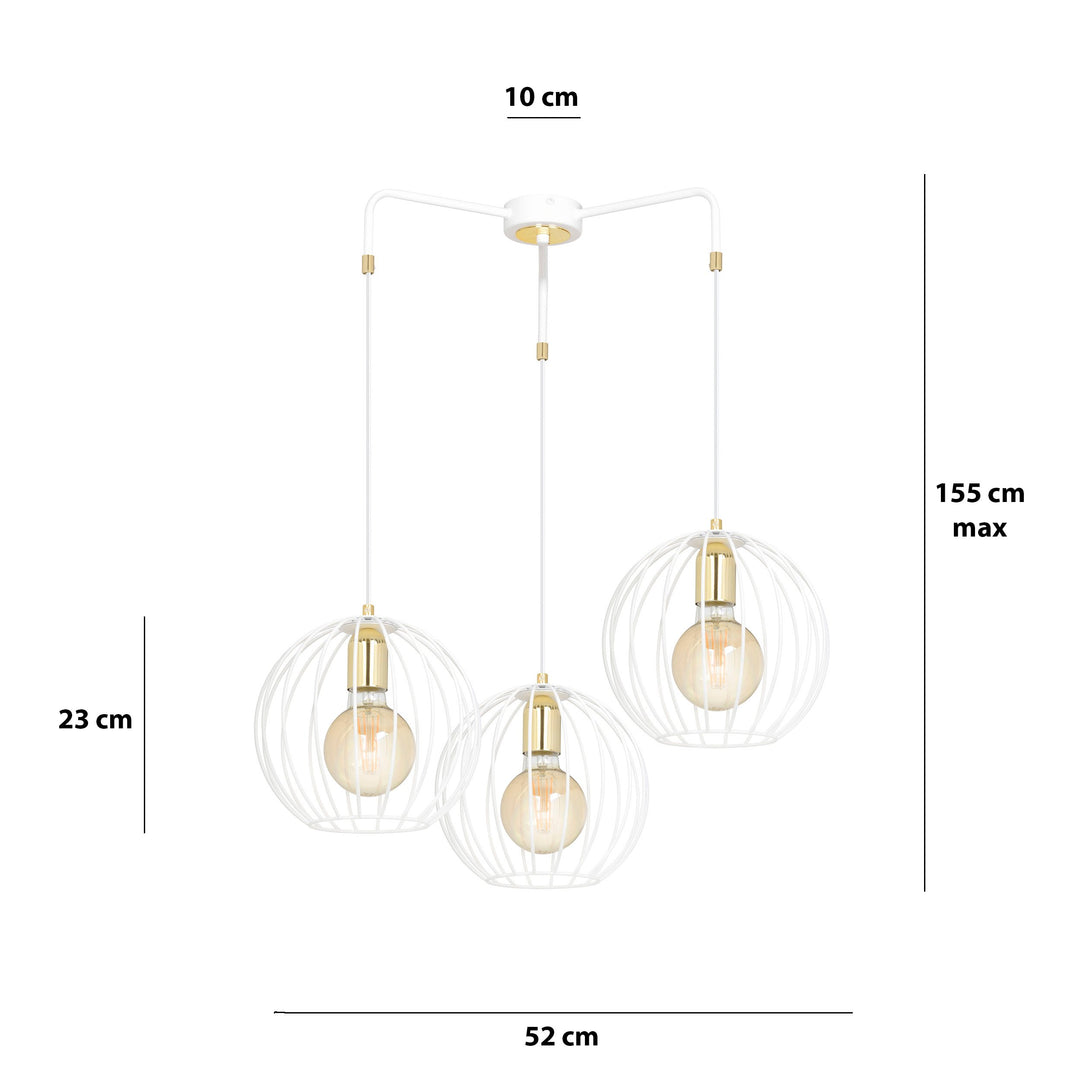 Lustra cu design modern Albio 3 by Emibig