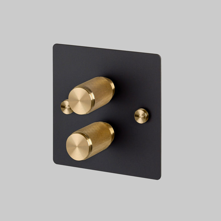 Intrerupator cu variator / dimmer 2G BLACK - Buster & Punch
