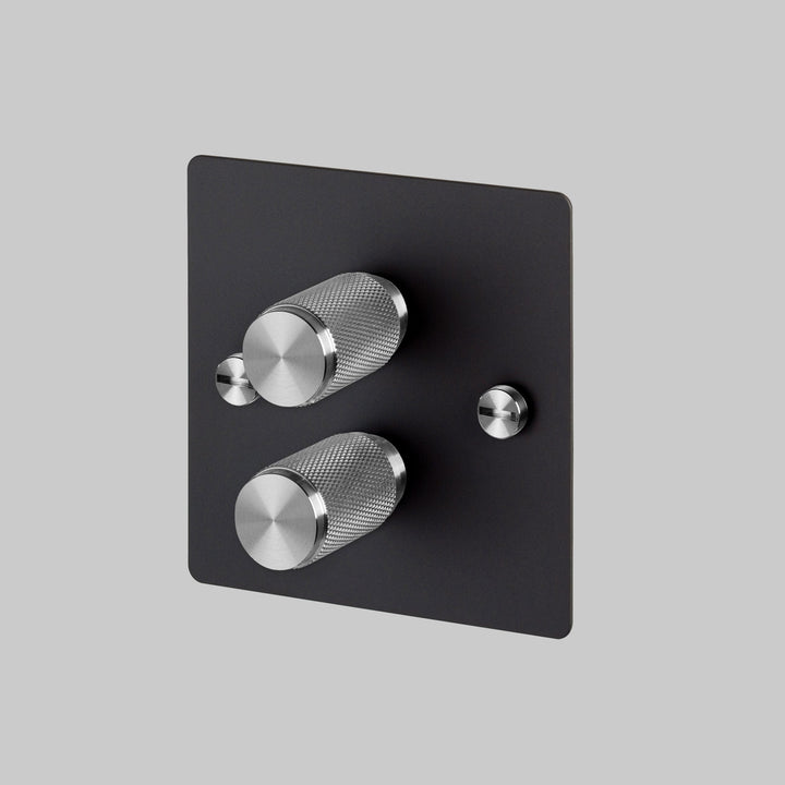 Intrerupator cu variator / dimmer 2G BLACK - Buster & Punch