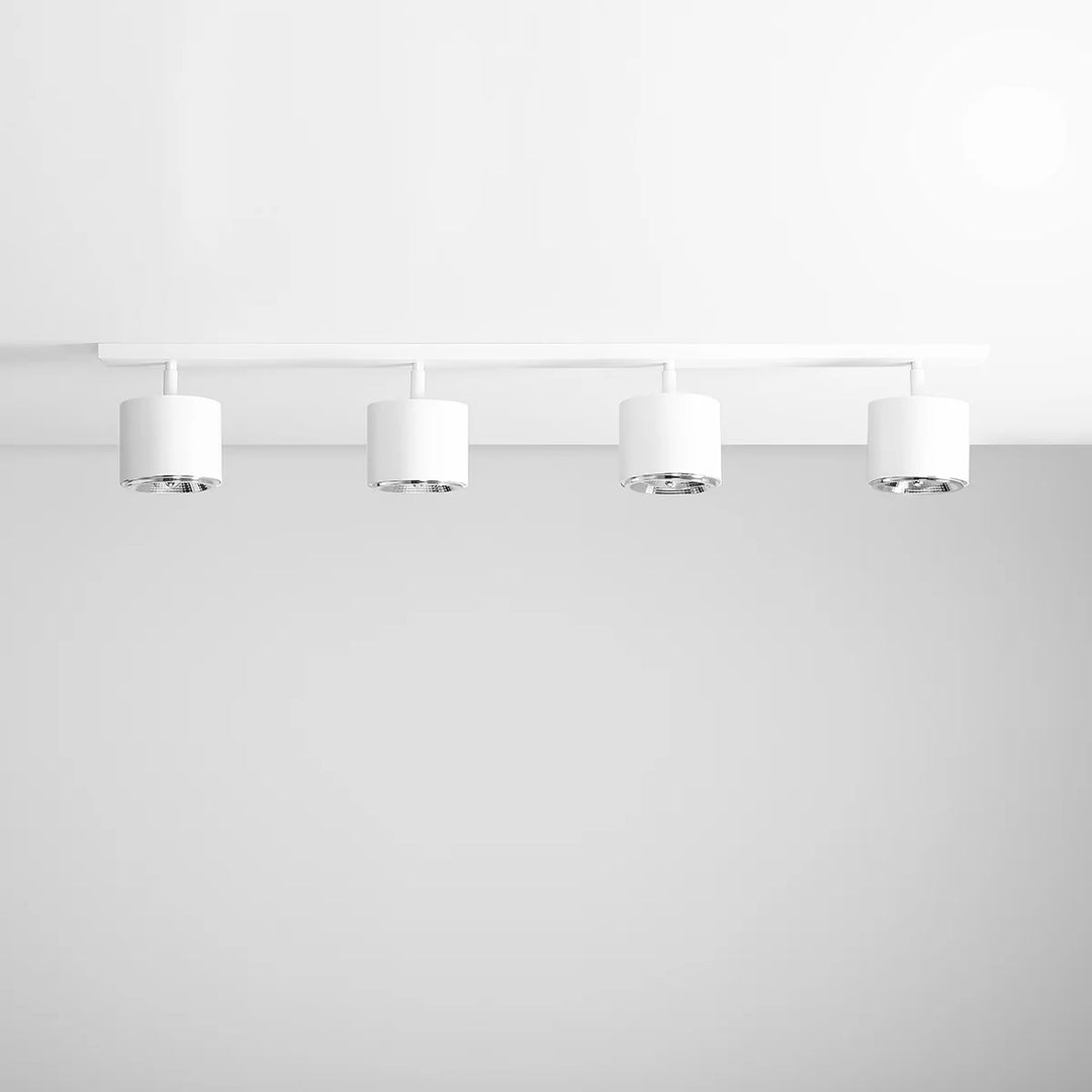 Plafoniera alba cu patru spoturi Bot by Aldex