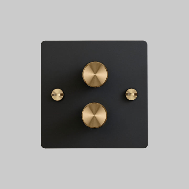 Intrerupator cu variator / dimmer 2G BLACK - Buster & Punch