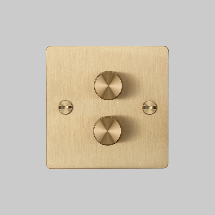 Intrerupator cu variator / dimmer 2G BRASS - Buster & Punch