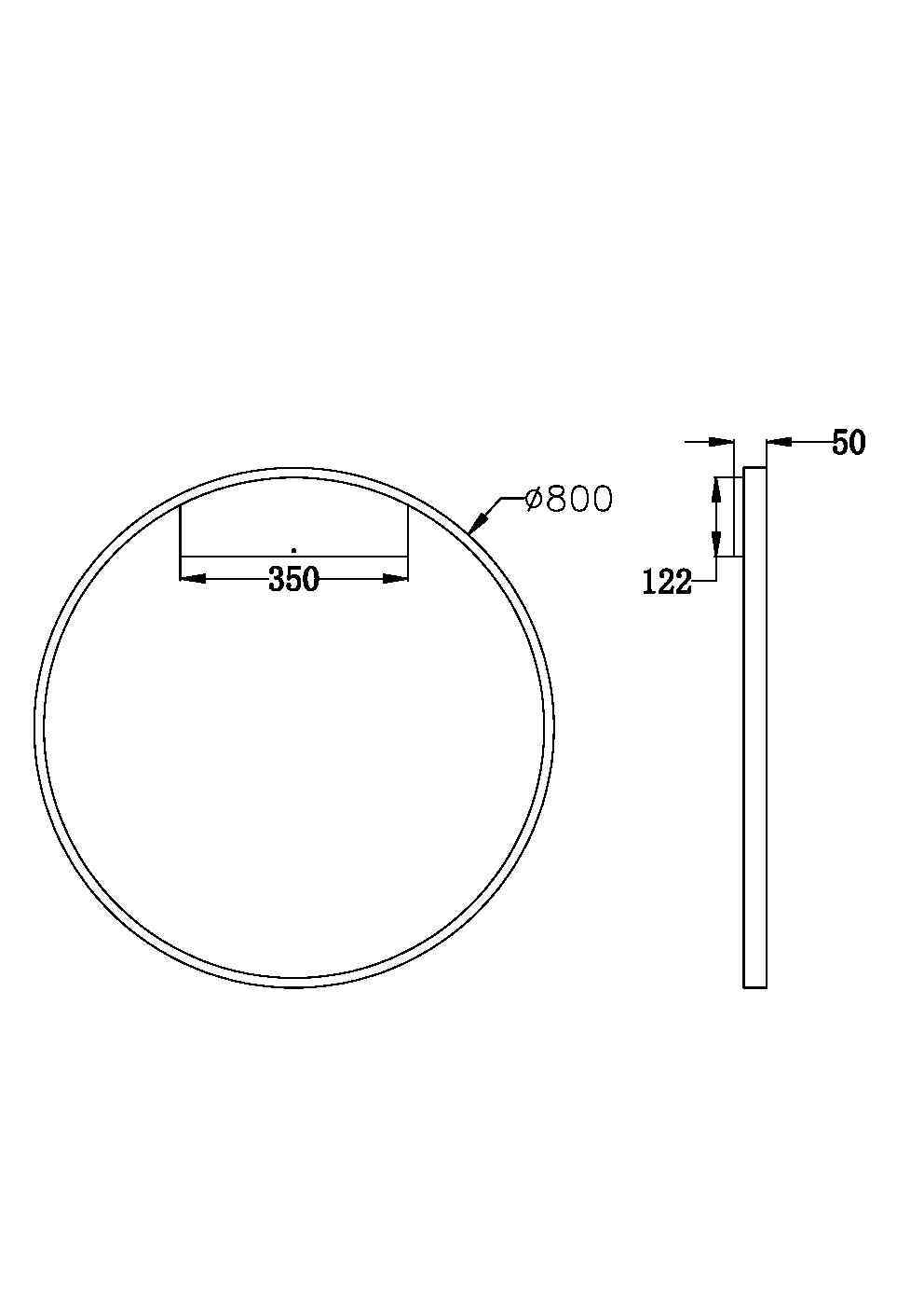 Aplica Rim Maytoni Modern MOD058WL-L50B3K