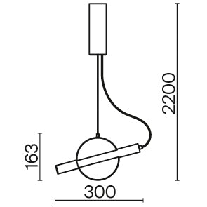 Pendul Enigma Maytoni Modern MOD150PL-L5W3K