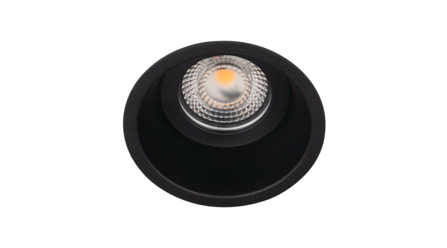 Spot incastrat BELLATRIX BATH Culoare neagra IP54 - FARA BEC LED H0112 MAXLIGHT H0114