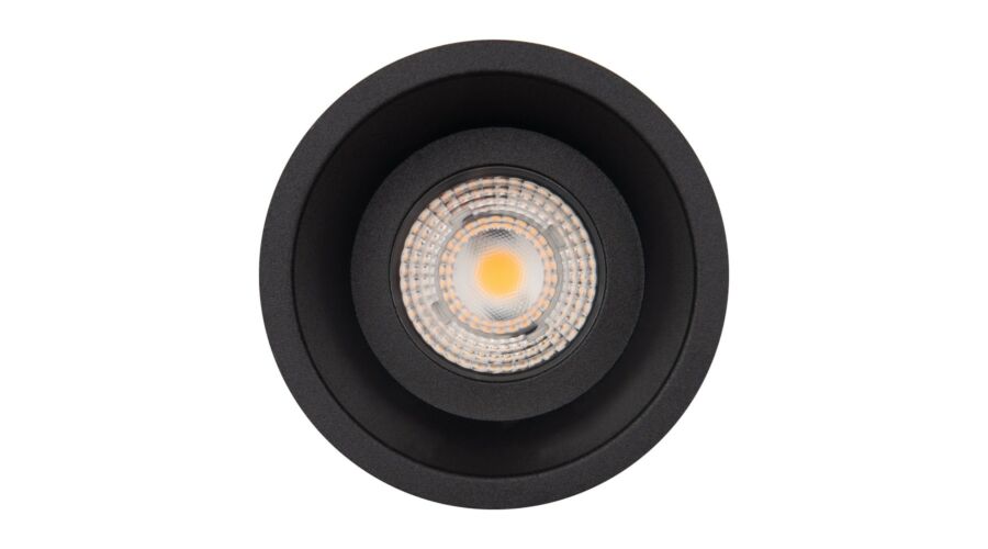 Spot incastrat BELLATRIX BATH Culoare neagra IP54 - FARA BEC LED H0112 MAXLIGHT H0114