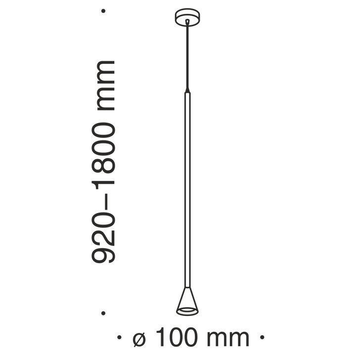 Pendul Arrow Maytoni Technical P064PL-01B