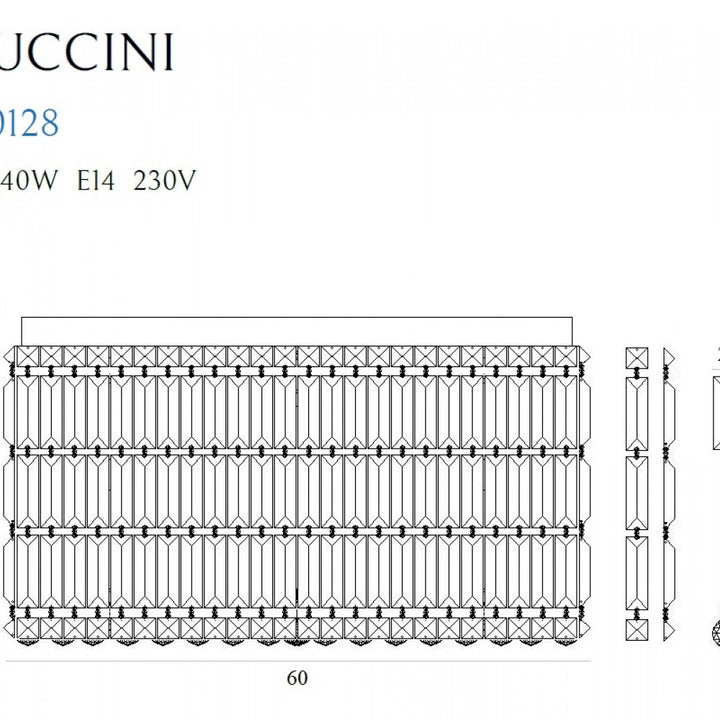 Plafoniera PUCCINI 60cm MAXLIGHT C0128