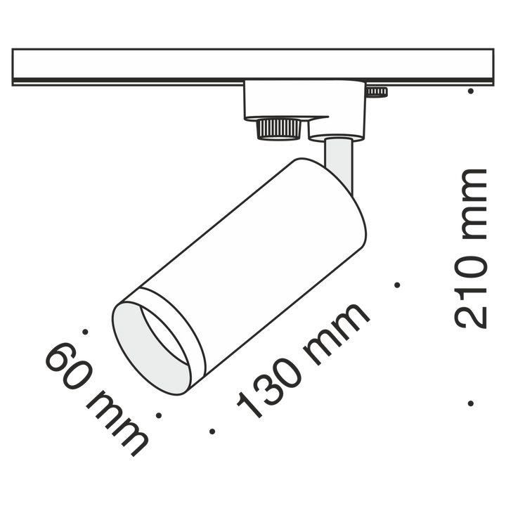 Downlight/ Spot sina Focus Maytoni Technical TR004-1-GU10-B