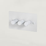 Intrerupator cu variator / dimmer 3G WHITE - Buster & Punch