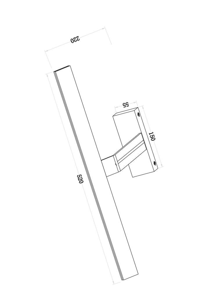 Backlight Decart Maytoni Modern MIR010WL-L12W4K
