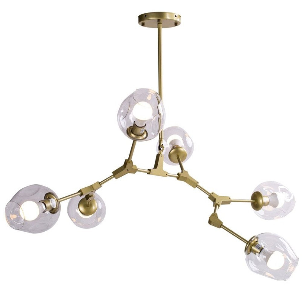 Lustra cu abajururi in forma de muguri de orhidee Orchid by Step into design