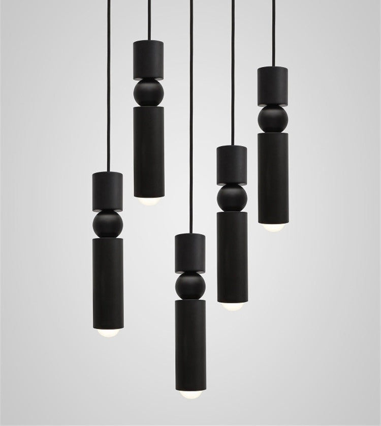 Corp de iluminat de design negru Kimo LED