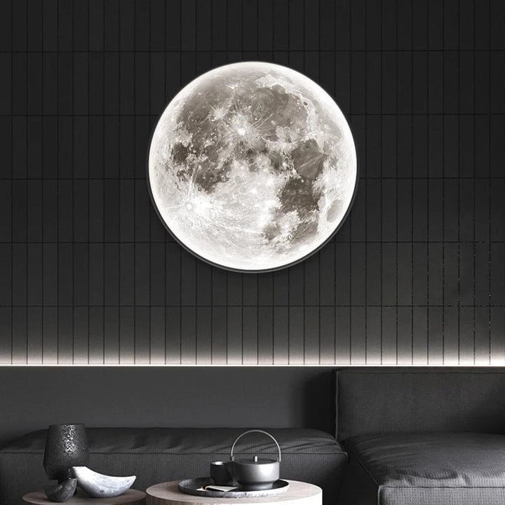 Aplica de perete creativa rotunda Luna