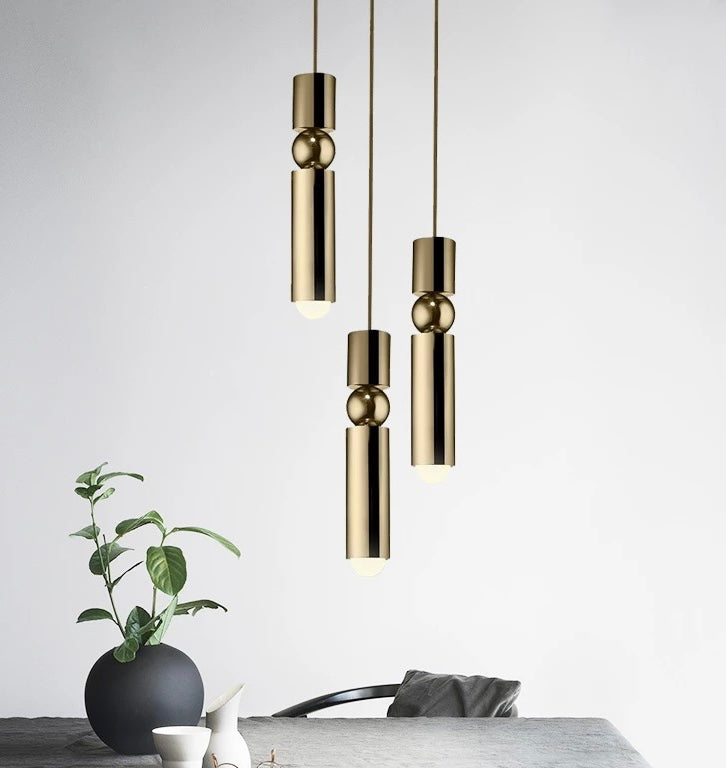 Corp de iluminat de design auriu Kimo LED