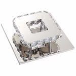 Plafoniera patrata cristal Lucia Led