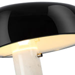 Lampa de masa designer marmura alb/negru Pier