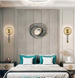 Lampa de perete aurie Claris Design