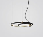 Cercuri suspendate pe fir moderne Planera Black