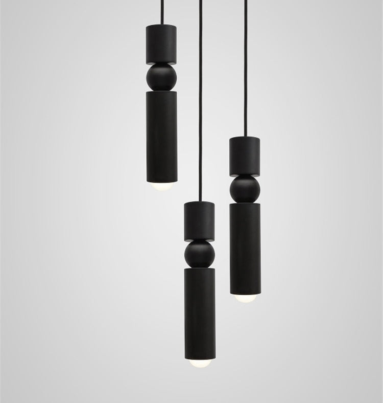 Corp de iluminat de design negru Kimo LED