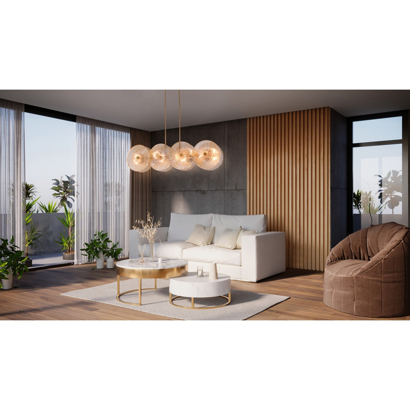 Lustra liniara eleganta Maytoni Aster MOD007PL-08G1 – glim.ro