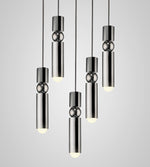 Corp de iluminat de design metal argintiu Kimo LED