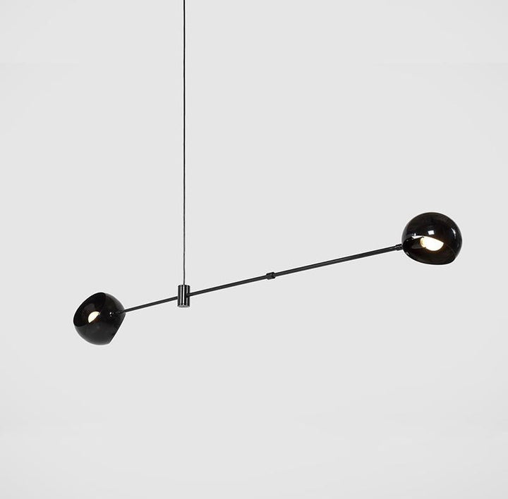 Lustra design neagra Boca Minimal